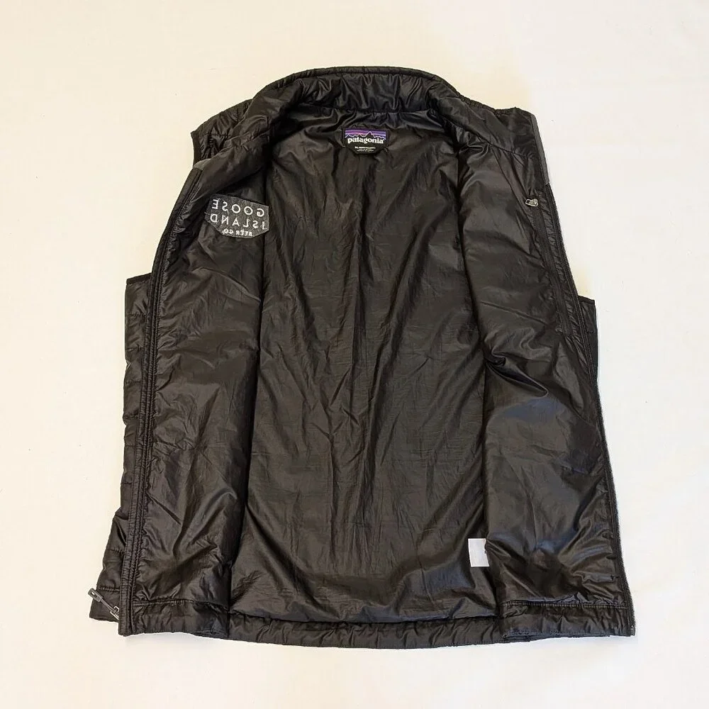 Patagonia Mens Nano Puff Black Zip Vest Goose Island Beer Co Size XL 84242 - Picture 3 of 10